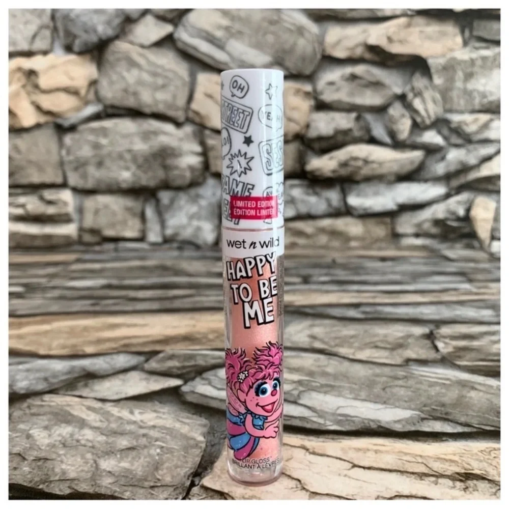 Sesame Street Wet n Wild Fairy Tales Pink Abby Cadabby Lip Gloss Limited Edition